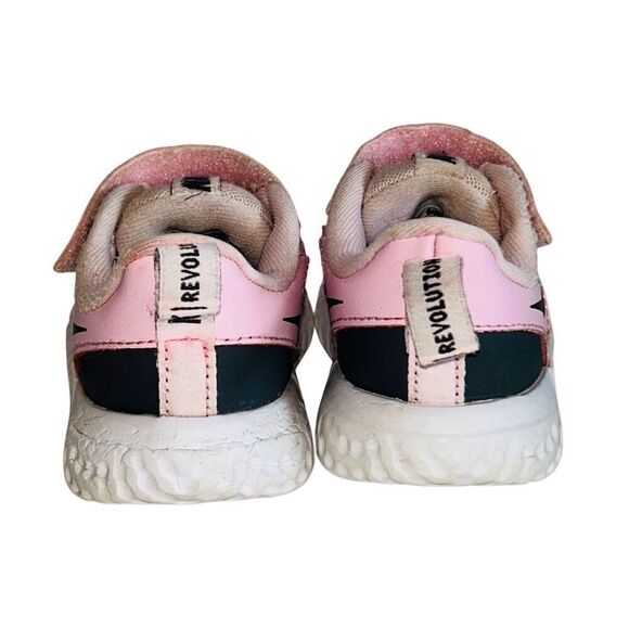 Nike Revolution Baby Toddler Shoes Sneakers Size 4C Pink/Black - Picture 5 of 6